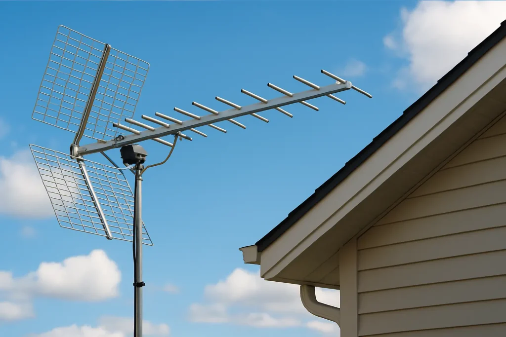 outdoor yagi antenna هوائي ياغي في الهواء الطلق