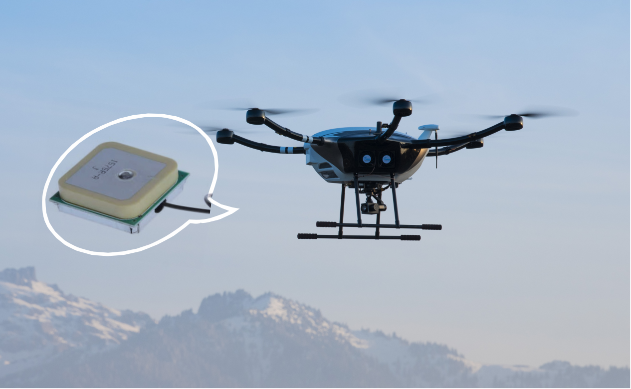 Ceramic antennas for industrial drones هوائيات سيراميكية للطائرات بدون طيار الصناعية