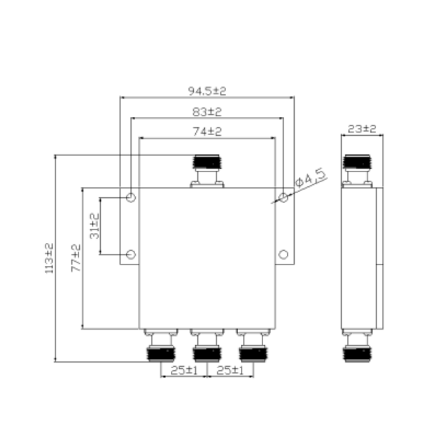  617-3800MHz 50W FLITTER GL-740-3-NF