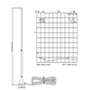 Magent 3G Magnet Antenna Sma Male Connector GL-DY824