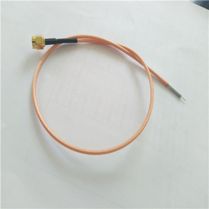 موصل ذكور ذكور عالي الطاقة 50W SMA RG174 GLC25 الذهب 