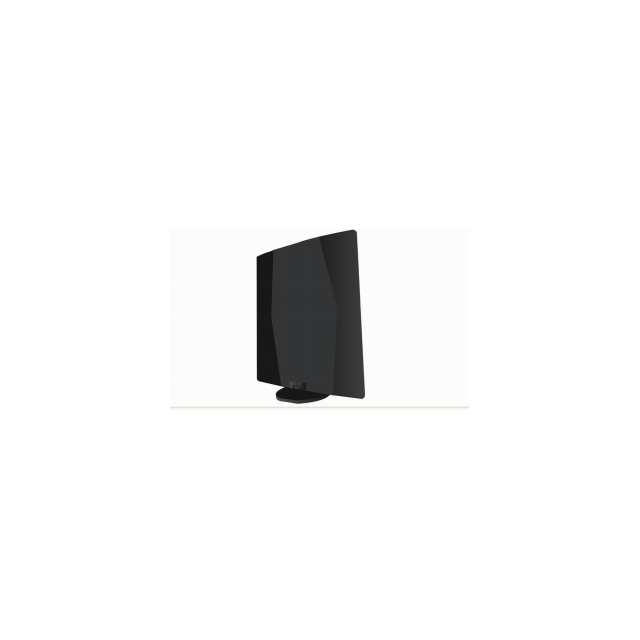 هوائي التلفزيون بنطاق تردد 470-862 ميجا هرتز مزود بكسب عالي 24 ديسيبل ونسبة أمامية إلى خلفية ≥24 ديسيبل