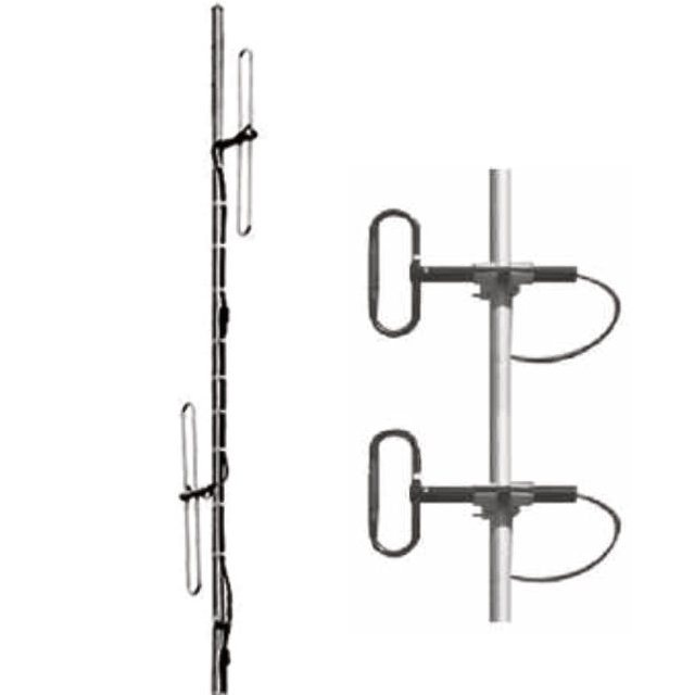 هوائي ثنائي القطب بعرض النطاق الترددي 90 ميجاهرتز