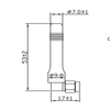 هوائي 3G المطاط الأصغر GL-DY419