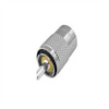 موصلات Coax Coax الفضية PL259