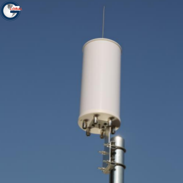 ثلاثة منافذ 5 جيجا هرتز ربح عالية 8dbi mimo omni الهوائي GL-DY2458V68